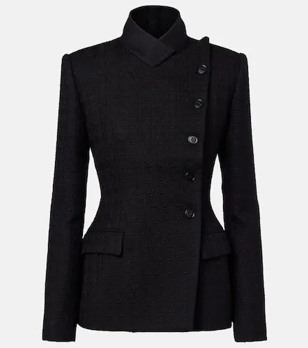 Chaqueta de tweed de lana y mohair - McQueen - Modalova