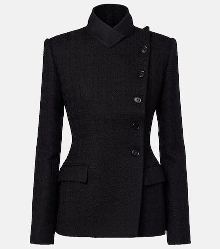 Tweed-Jacke aus einem Wollgemisch - McQueen - Modalova