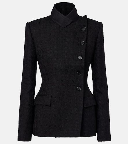 Tweed-Jacke aus einem Wollgemisch - McQueen - Modalova