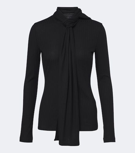 Toteme Tie-neck jersey cardigan - Toteme - Modalova