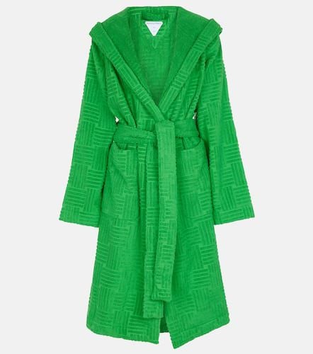 Cotton terry bathrobe - Bottega Veneta - Modalova