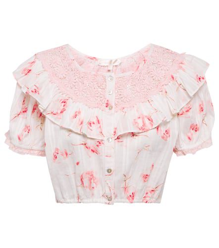 LoveShackFancy Elania floral top - LoveShackFancy - Modalova