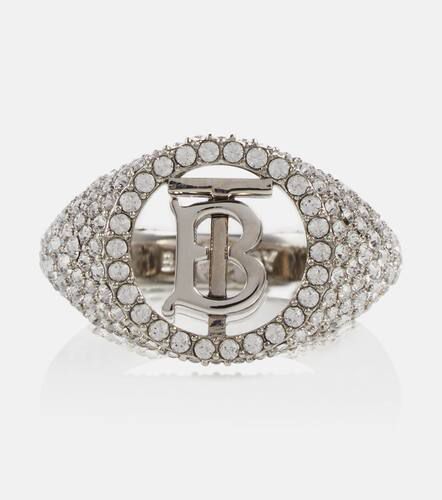 Monogram embellished signet ring - Burberry - Modalova