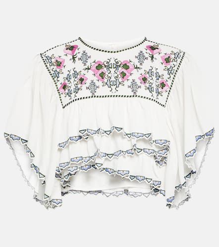 Sana embroidered crop top - Isabel Marant - Modalova