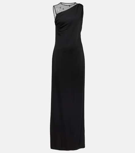 Vestido de fiesta de malla con logo - Givenchy - Modalova