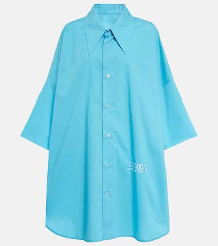 Oversized cotton shirt - MM6 Maison Margiela - Modalova