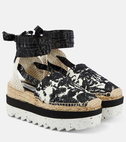 Plateau-Espadrilles Gaia aus Canvas - Stella McCartney - Modalova