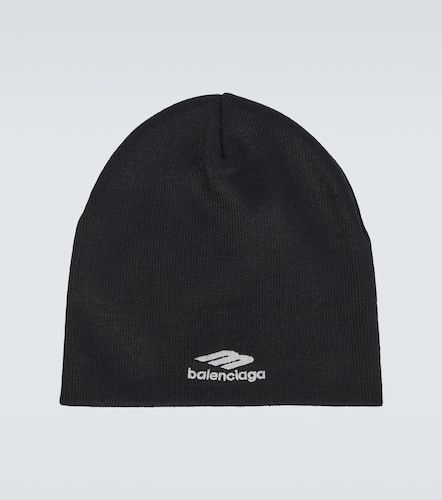 B Sports Icon ribbed-knit beanie - Balenciaga - Modalova