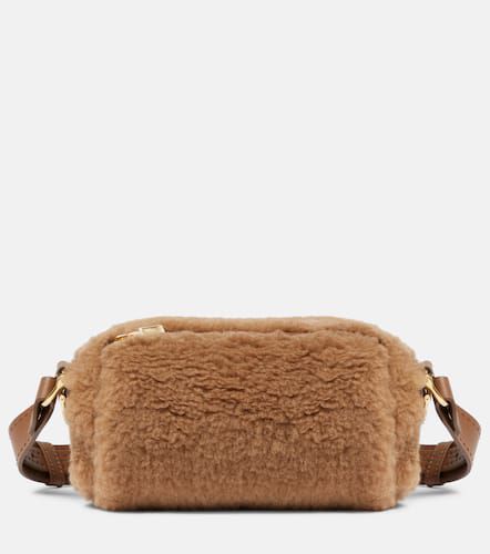 Teddy camel hair and silk shoulder bag - Max Mara - Modalova