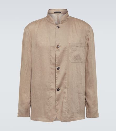 Giorgio Armani Linen canvas jacket - Giorgio Armani - Modalova