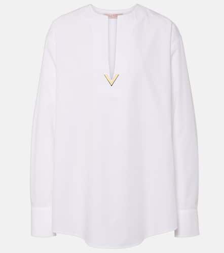 Valentino VGold cotton poplin top - Valentino - Modalova