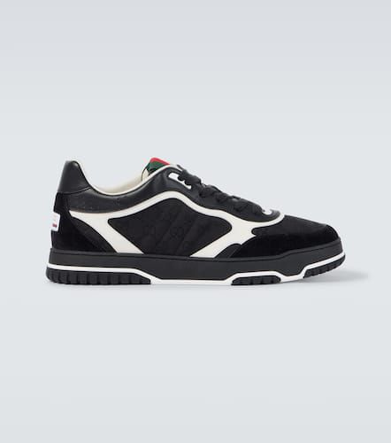 Re-Web GG Canvas leather-trimmed sneakers - Gucci - Modalova