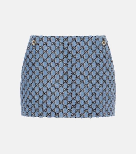 Gucci GG Shadow bouclÃ© miniskirt - Gucci - Modalova