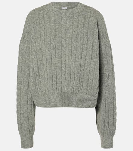 Loewe Cable-knit wool sweater - Loewe - Modalova