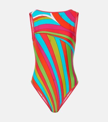 Pucci Iride open-back swimsuit - Pucci - Modalova