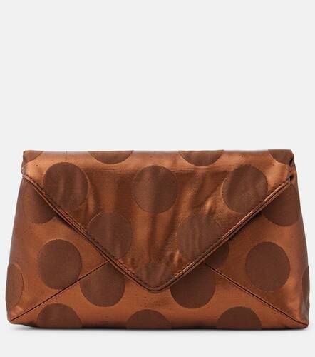 Polka-dot metallic clutch - Dries Van Noten - Modalova