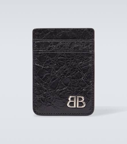 Monaco leather card holder - Balenciaga - Modalova