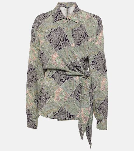 Etro Top a portafoglio con stampa - Etro - Modalova