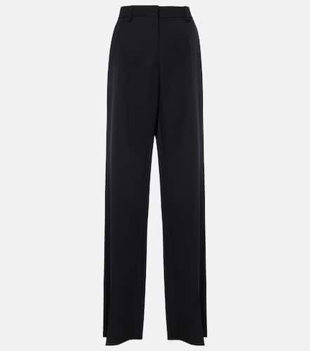 Grisaille virgin wool straight pants - Valentino - Modalova