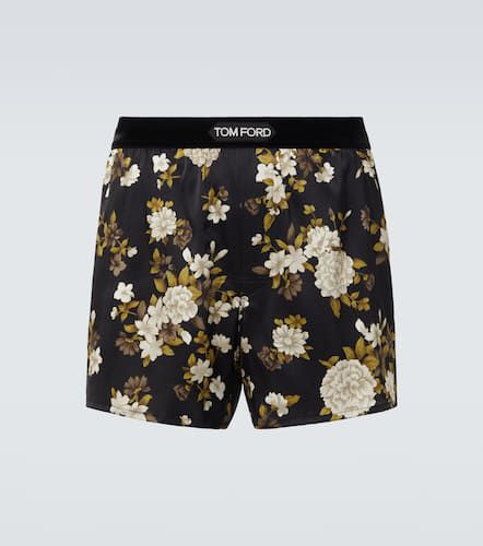 Bóxers de mezcla de seda floral - Tom Ford - Modalova