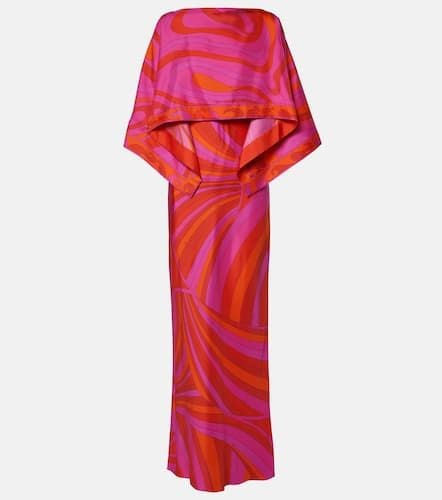 Pucci Iride silk twill maxi dress - Pucci - Modalova