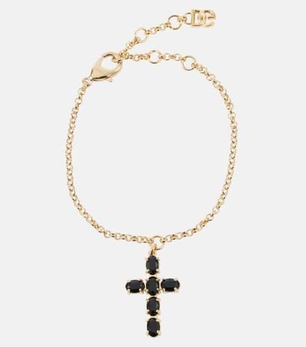 Cross crystal-embellished bracelet - Dolce&Gabbana - Modalova