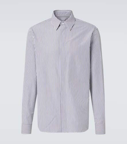 Striped cotton and linen shirt - Bottega Veneta - Modalova