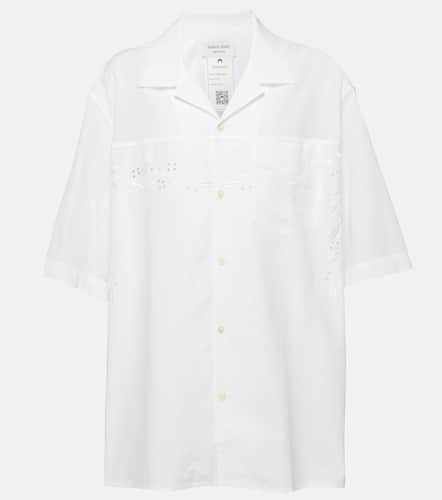 Regenerated Household cotton bowling shirt - Marine Serre - Modalova