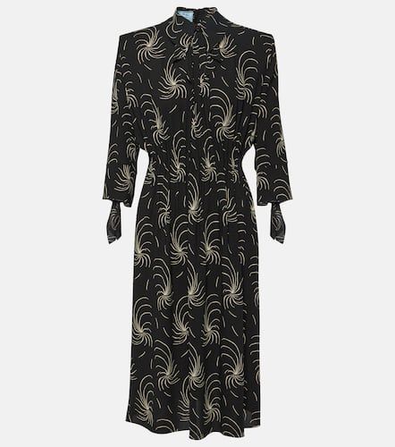 Prada Printed ruched shirt dress - Prada - Modalova