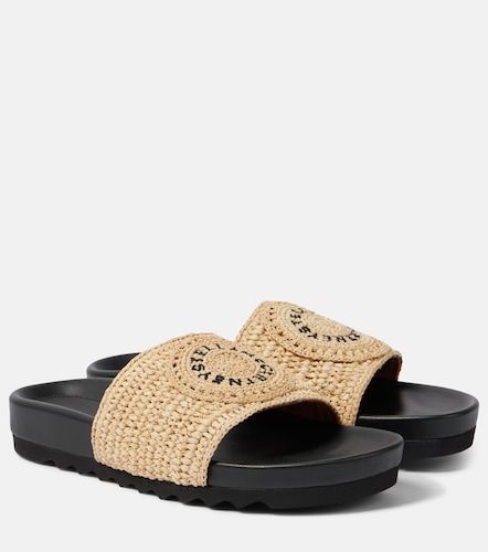 Sandali Elyse in rafia con logo - Stella McCartney - Modalova