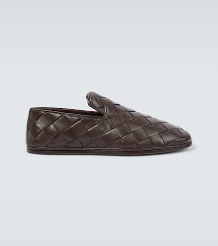 Sunday Intrecciato leather slip-on shoes - Bottega Veneta - Modalova