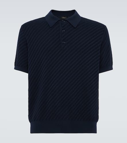 Cotton, silk, and cashmere polo shirt - Brioni - Modalova