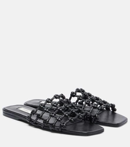 Toteme Woven leather slides - Toteme - Modalova