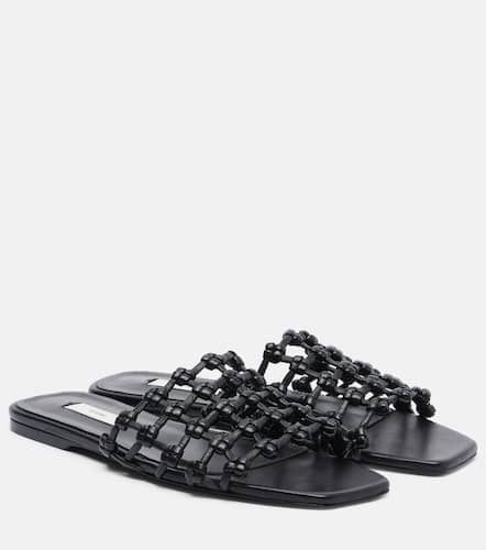 Toteme Woven leather slides - Toteme - Modalova