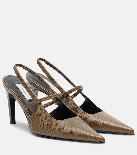 Pumps slingback 85 in pelle stampata - Toteme - Modalova