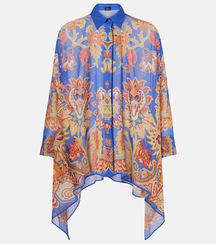 Etro Poncho estampado - Etro - Modalova