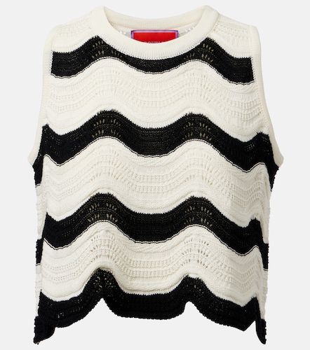 Crop top de croché de algodón - La DoubleJ - Modalova