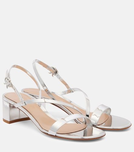 Betsey metallic leather sandals - Gianvito Rossi - Modalova