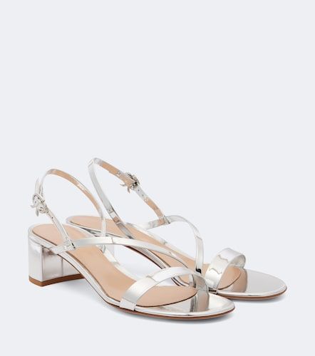 Betsey metallic leather sandals - Gianvito Rossi - Modalova