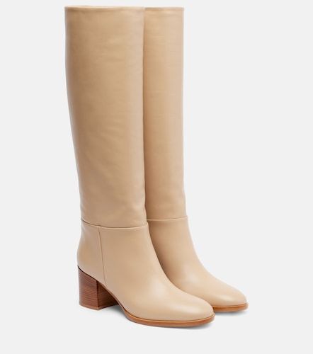 Botas altas Santiago 60 de piel - Gianvito Rossi - Modalova