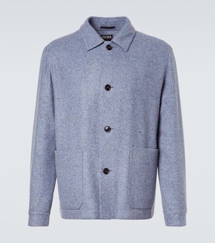 Zegna Camicia in cashmere e seta - Zegna - Modalova