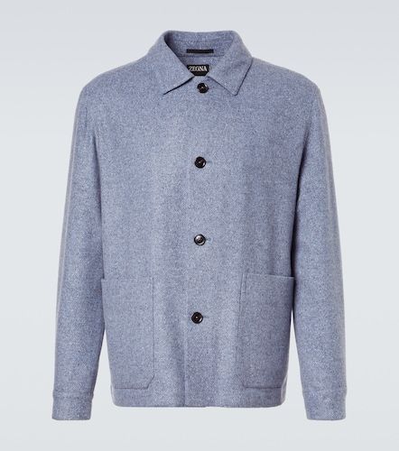 Zegna Cashmere and silk overshirt - Zegna - Modalova