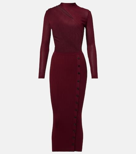 Cutout ribbed-knit midi dress - Self-Portrait - Modalova