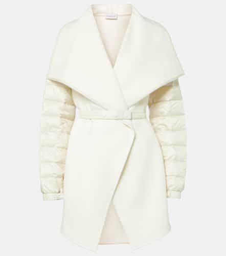 Moncler Padded wool-blend felt cape - Moncler - Modalova