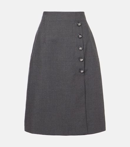 Virgin wool midi skirt - Dolce&Gabbana - Modalova