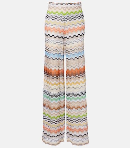Zig Zag high-rise wide-leg pants - Missoni - Modalova