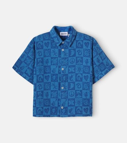 Camisa Richie de algodón a cuadros - Molo - Modalova