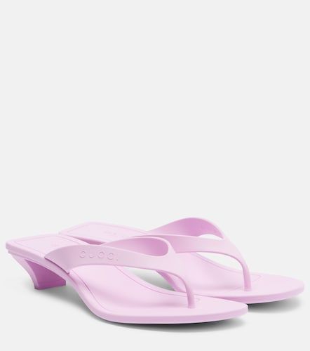 Gucci Vittoria logo thong sandals - Gucci - Modalova