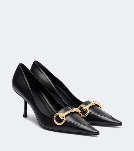 Boulevard Horsebit leather pumps - Gucci - Modalova