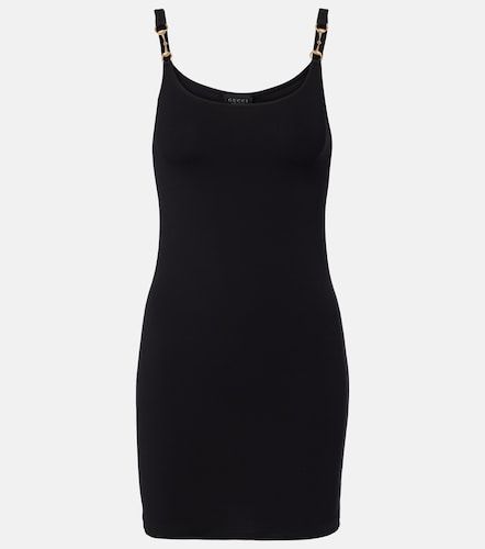 Gucci Horsebit jersey minidress - Gucci - Modalova